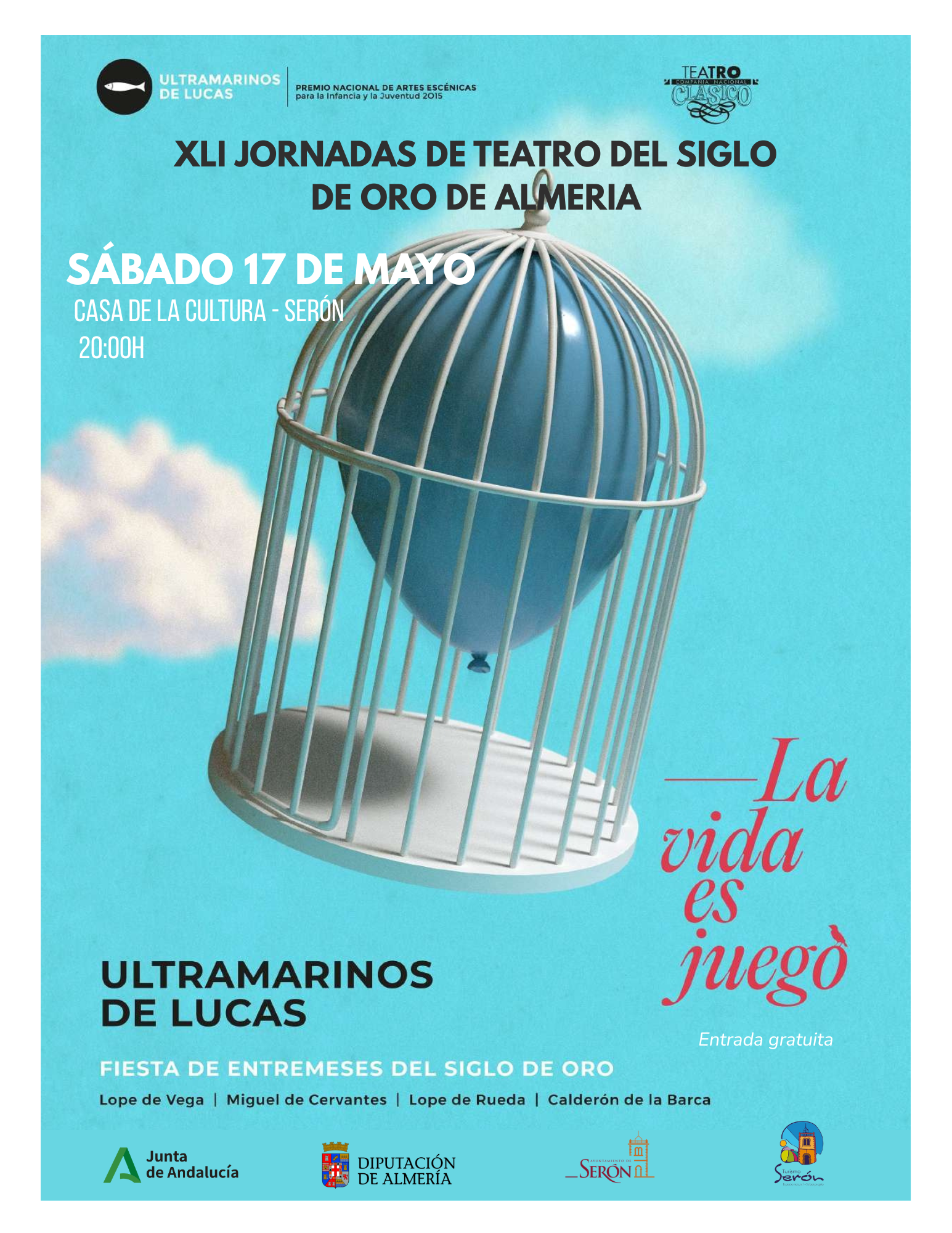 XLI JORNADAS DE TEATRO DEL SIGLO DE ORO ALMERÍA